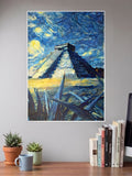 The Pyramid Van Gogh Poster