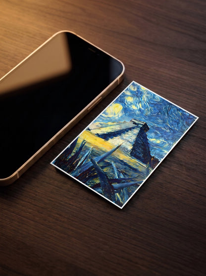 The Pyramid Van Gogh Poster