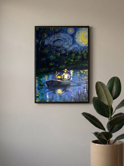 Boating Life Van Gogh Poster