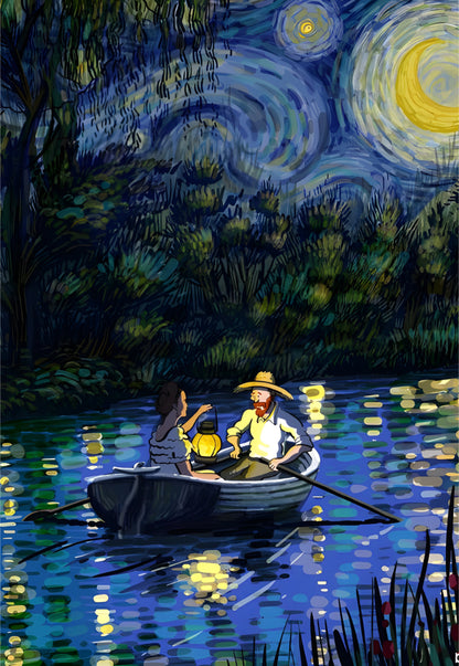 Boating Life Van Gogh Poster