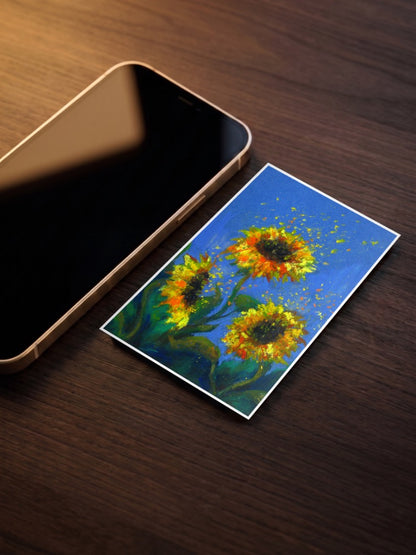 Sunflowers Painting Iconic Poster