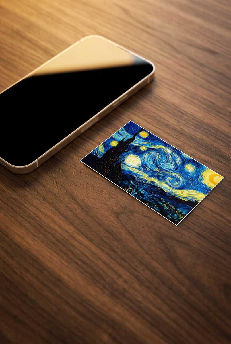 Starry Night Vintage Poster