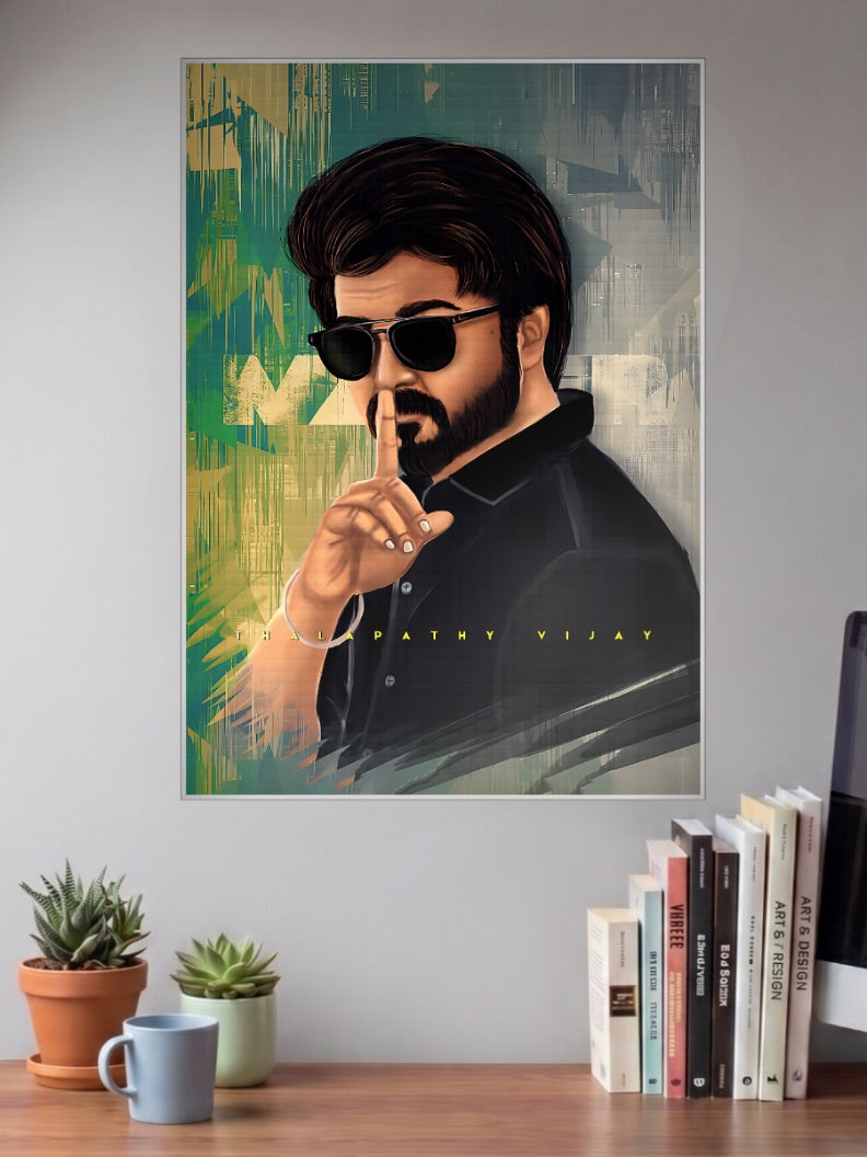Vijay Cobra Art Kollywood Movie Poster