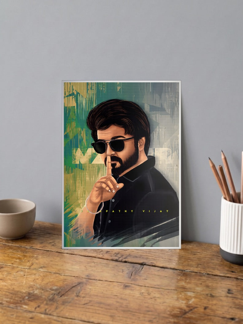 Vijay Cobra Art Kollywood Movie Poster