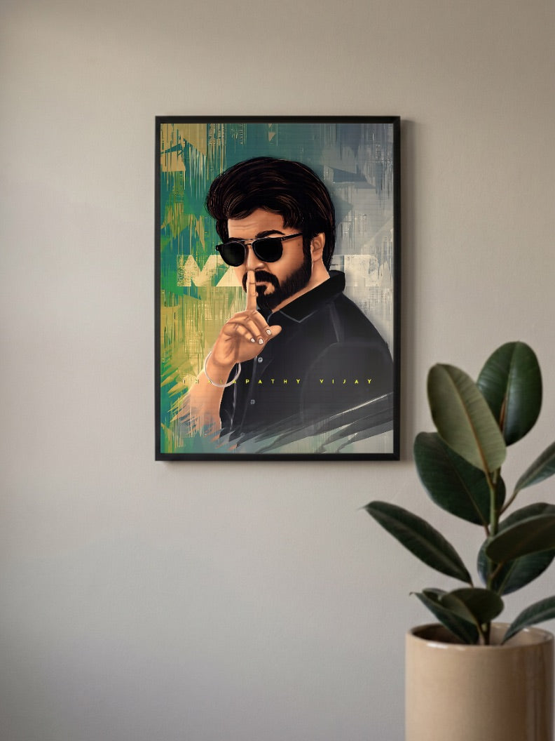 Vijay Cobra Art Kollywood Movie Poster