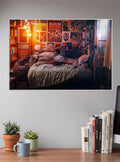 Cozy Music Room Abstract Poster