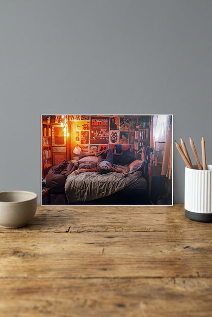 Cozy Music Room Abstract Poster