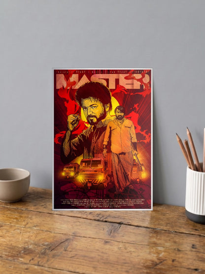 Vijay In Master Kollywood Movie Poster