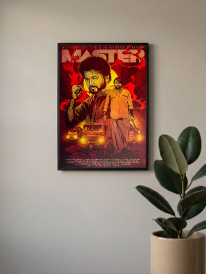 Vijay In Master Kollywood Movie Poster