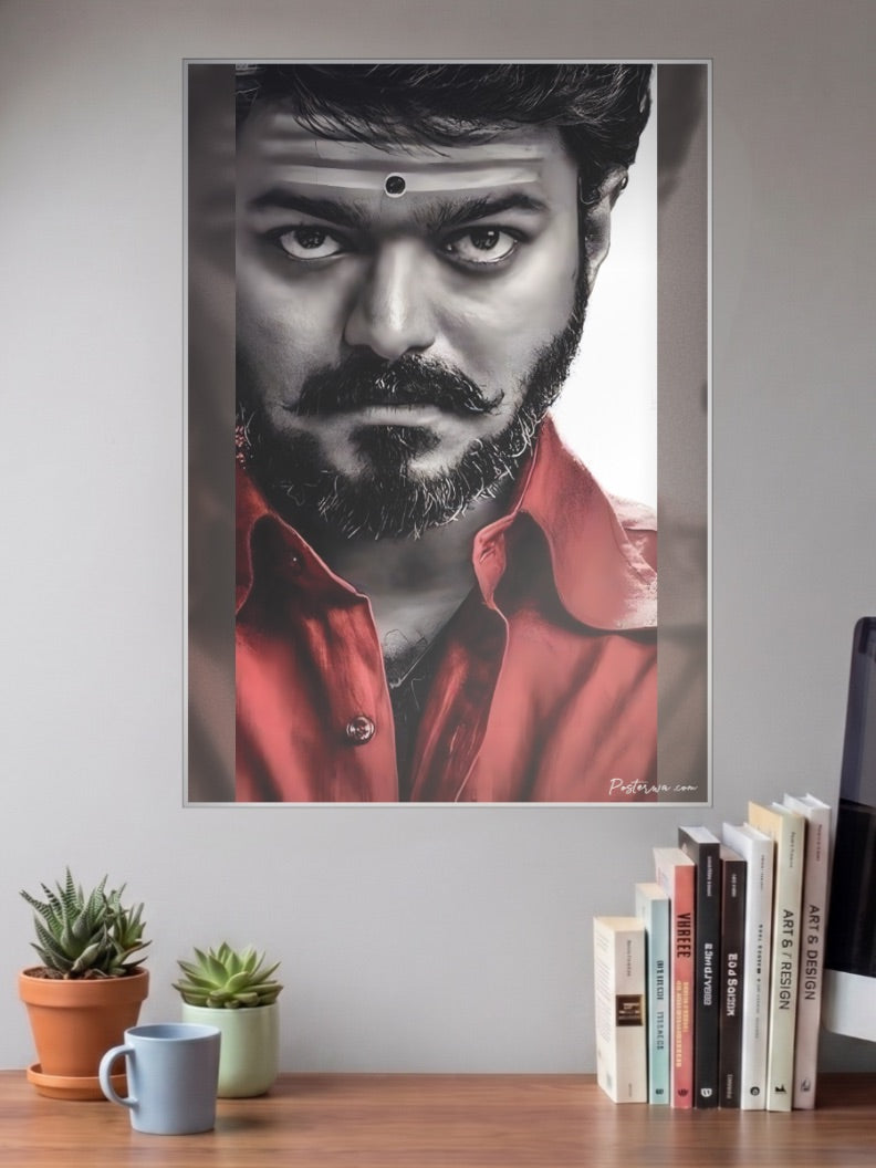 Thalapathy Vijay Close Up Celebs Poster