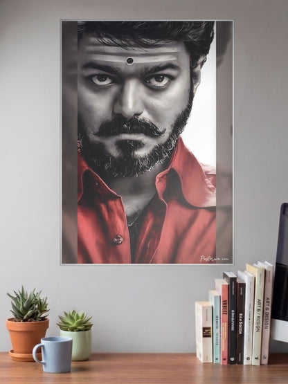 Thalapathy Vijay Close Up Celebs Poster