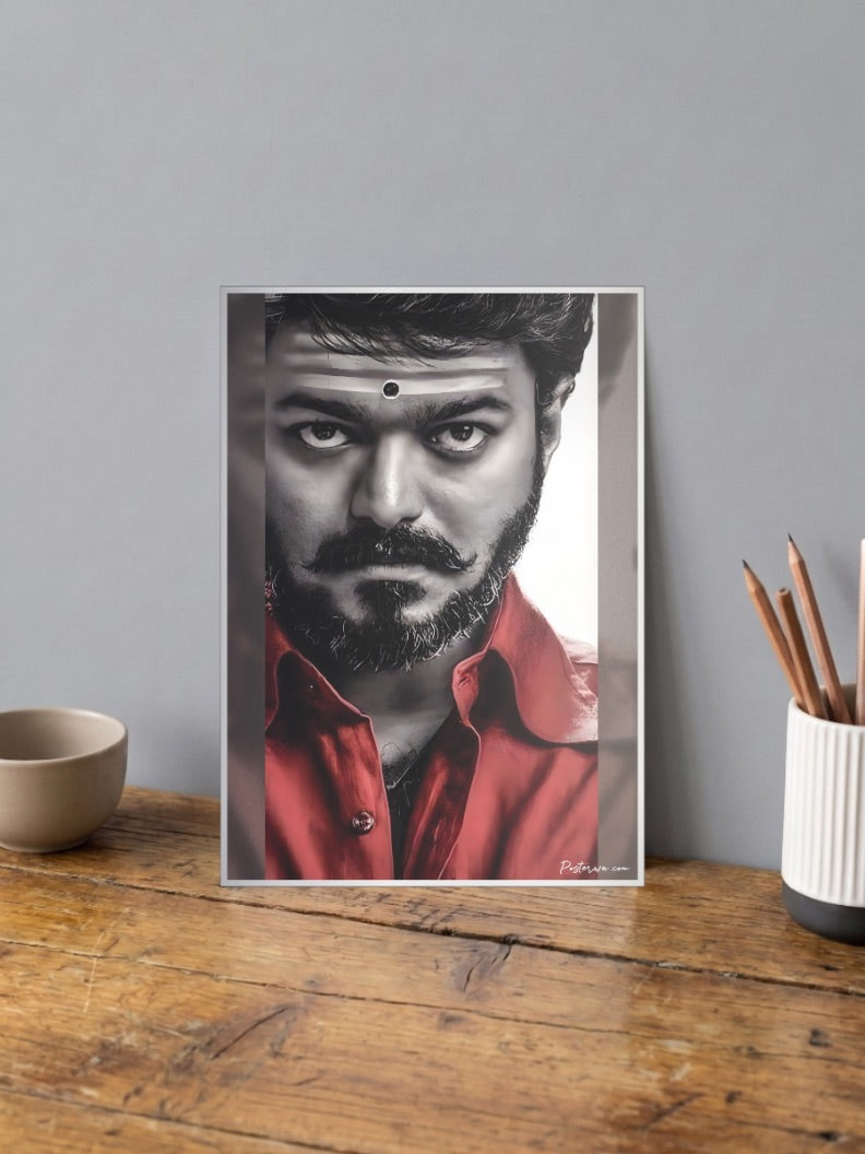 Thalapathy Vijay Close Up Celebs Poster