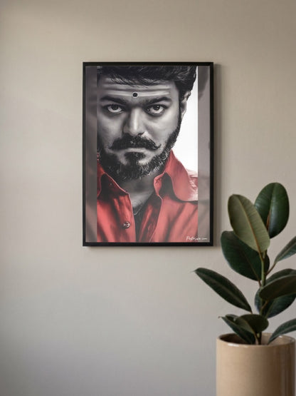 Thalapathy Vijay Close Up Celebs Poster