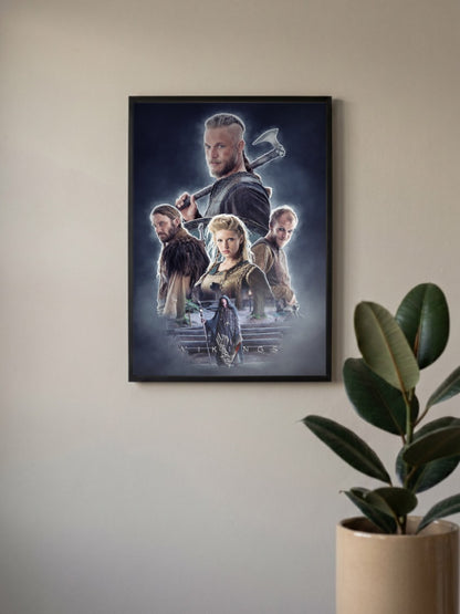 Vikings Main Cast American Poster