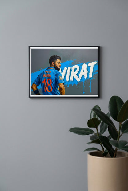 Virat Kohli India Cricket Poster