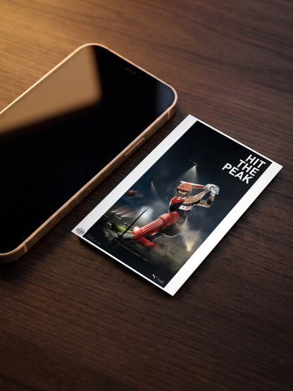 Virat Kohli Hit the Peak Poster