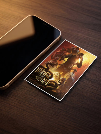 Indiana Jones Raiders Ark Hollywood Movie Poster