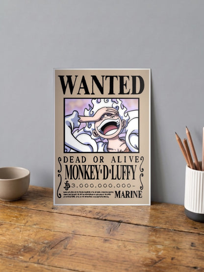 Luffy Gear 5 Wanted Poster
