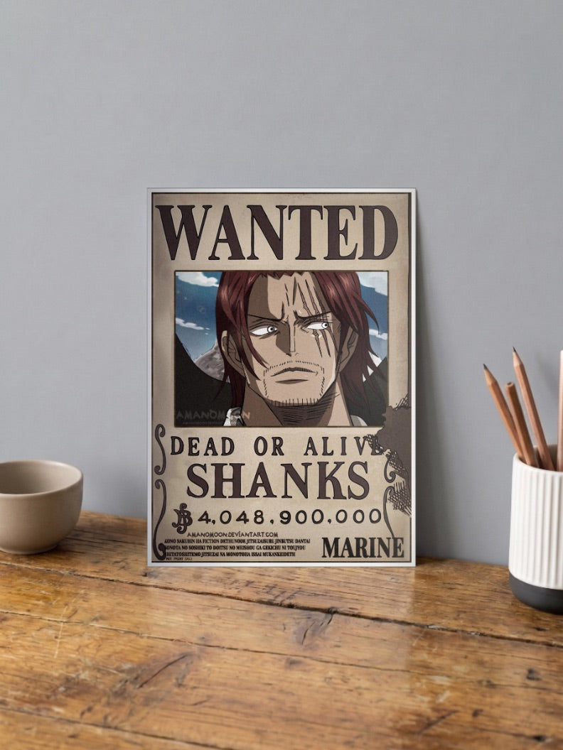 SHANKS - WANTED POSTER