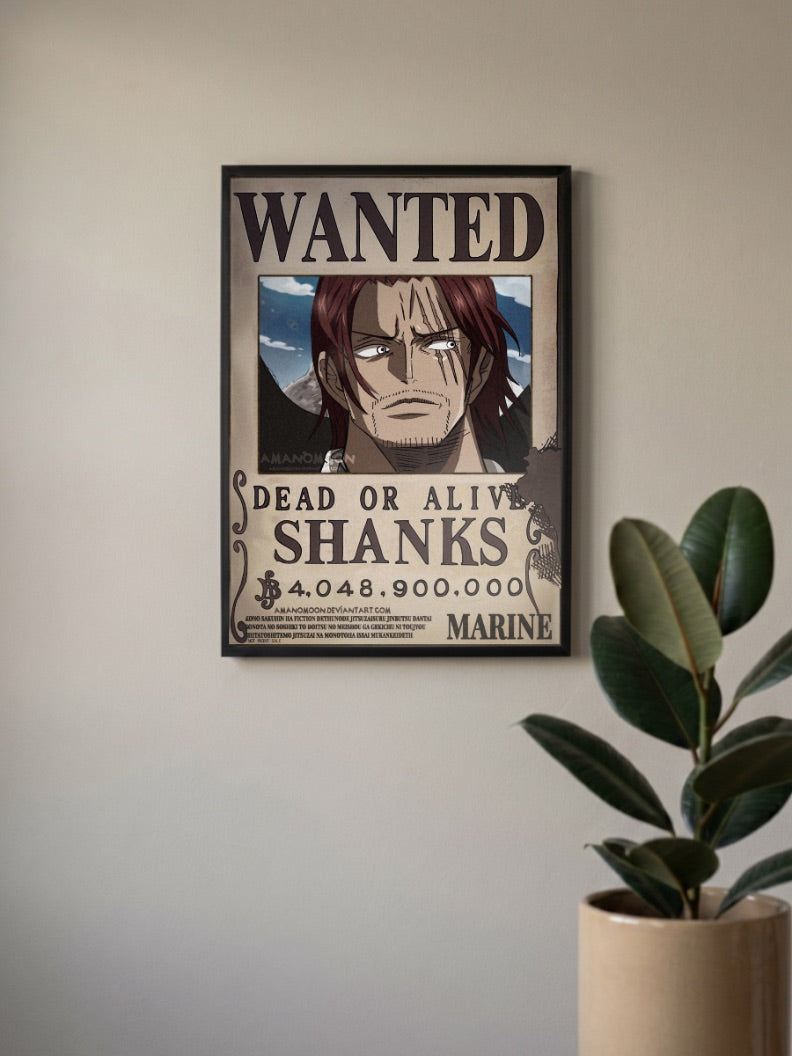 SHANKS - WANTED POSTER