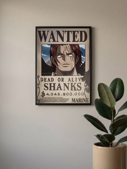 SHANKS - WANTED POSTER