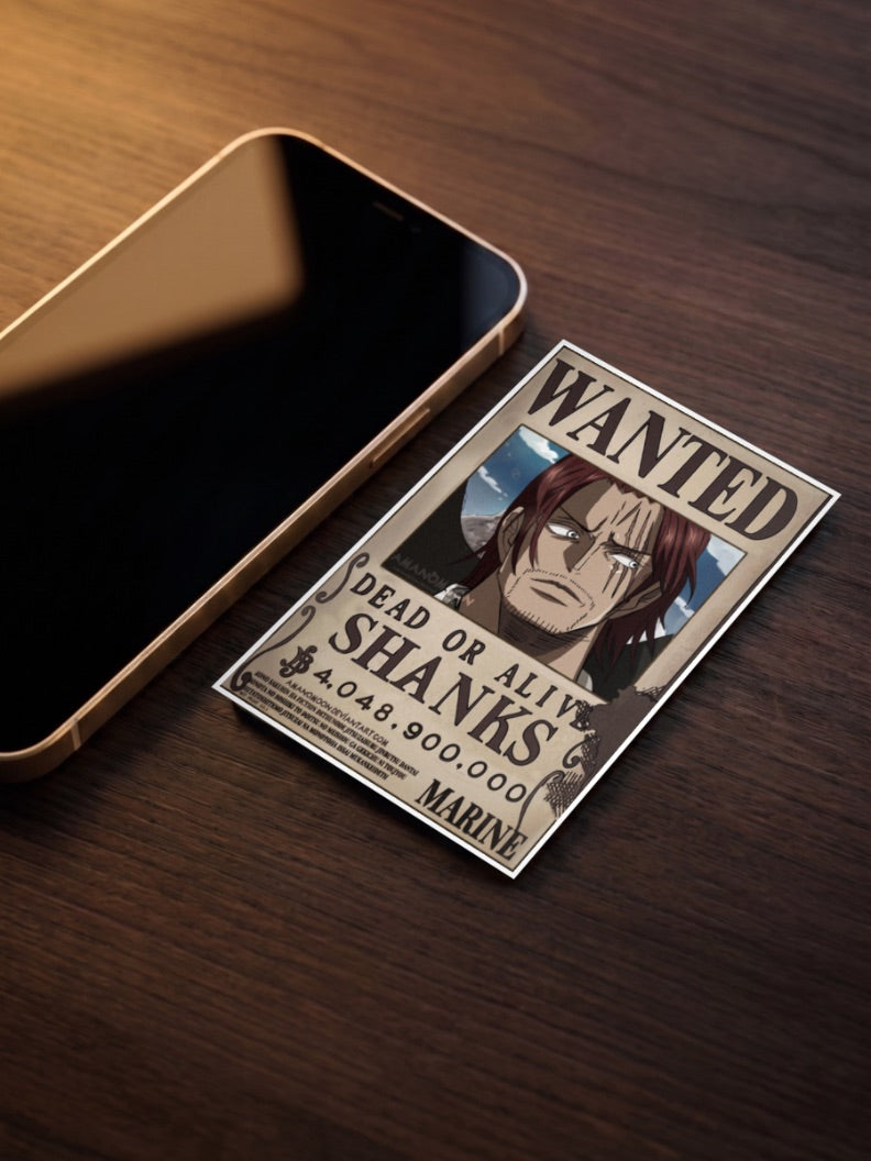 SHANKS - WANTED POSTER