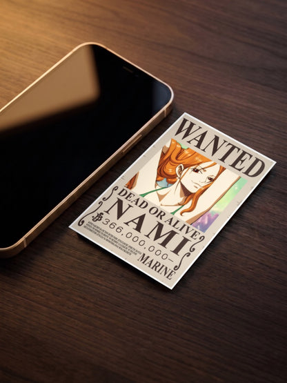Nami Wanted Anime Poster