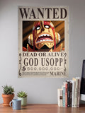 God Usopp Wanted Anime Poster