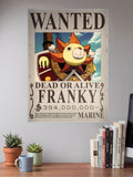 Franky Wanted Anime Poster