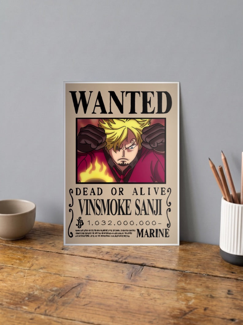 Sanji Wanted Poster