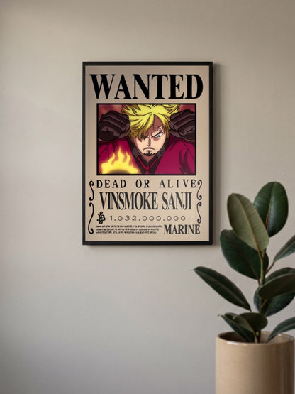 Sanji Wanted Poster