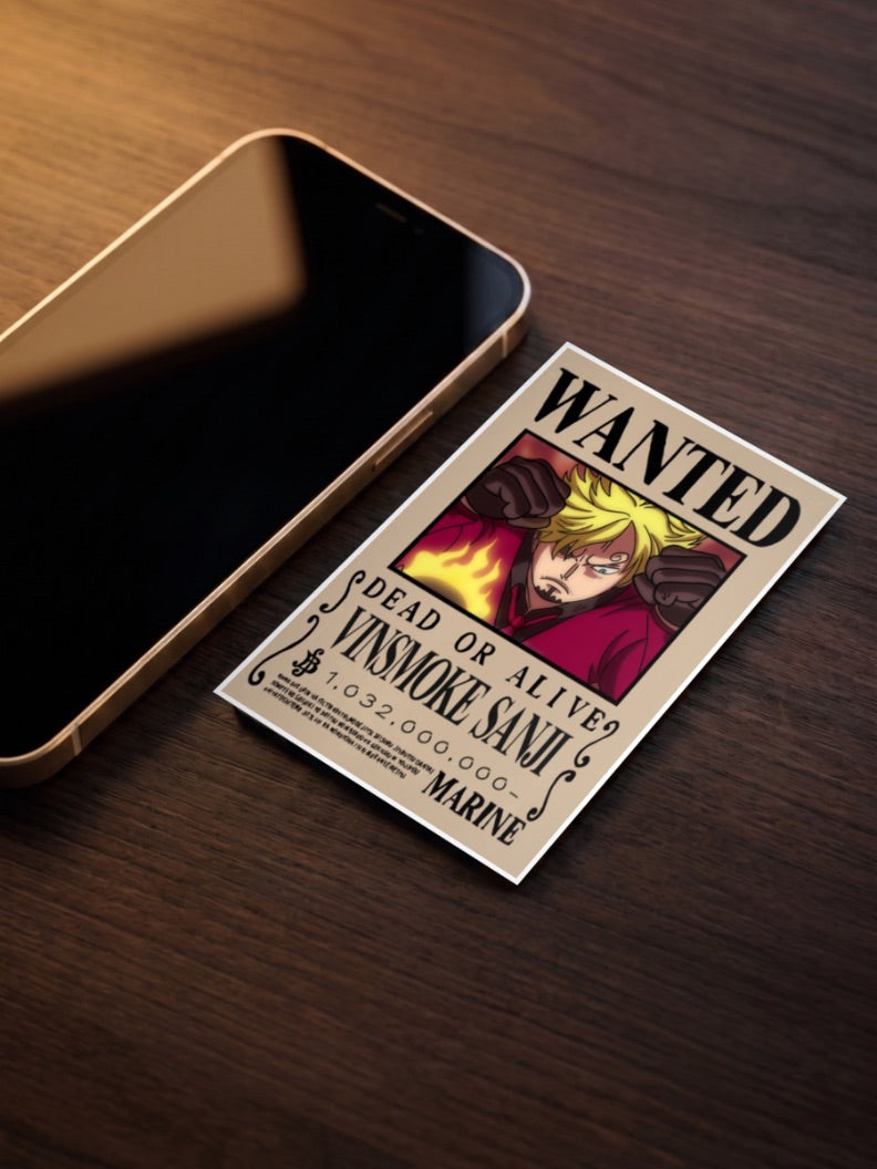 Sanji Wanted Poster