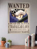Trafalgar Law Wanted Anime Poster