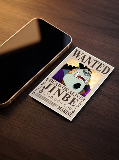 Jinbe Wanted Anime Poster