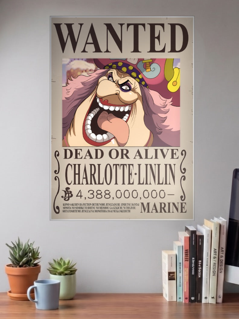 Charlotte Linlin Wanted Anime Poster