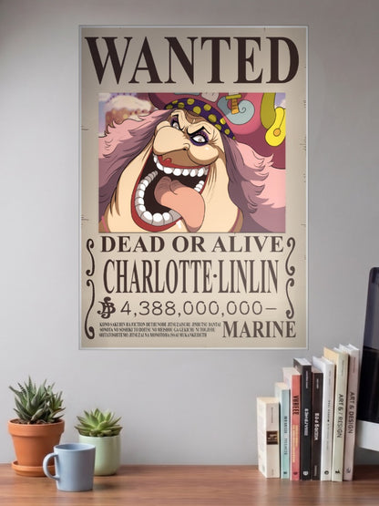 Charlotte Linlin Wanted Anime Poster