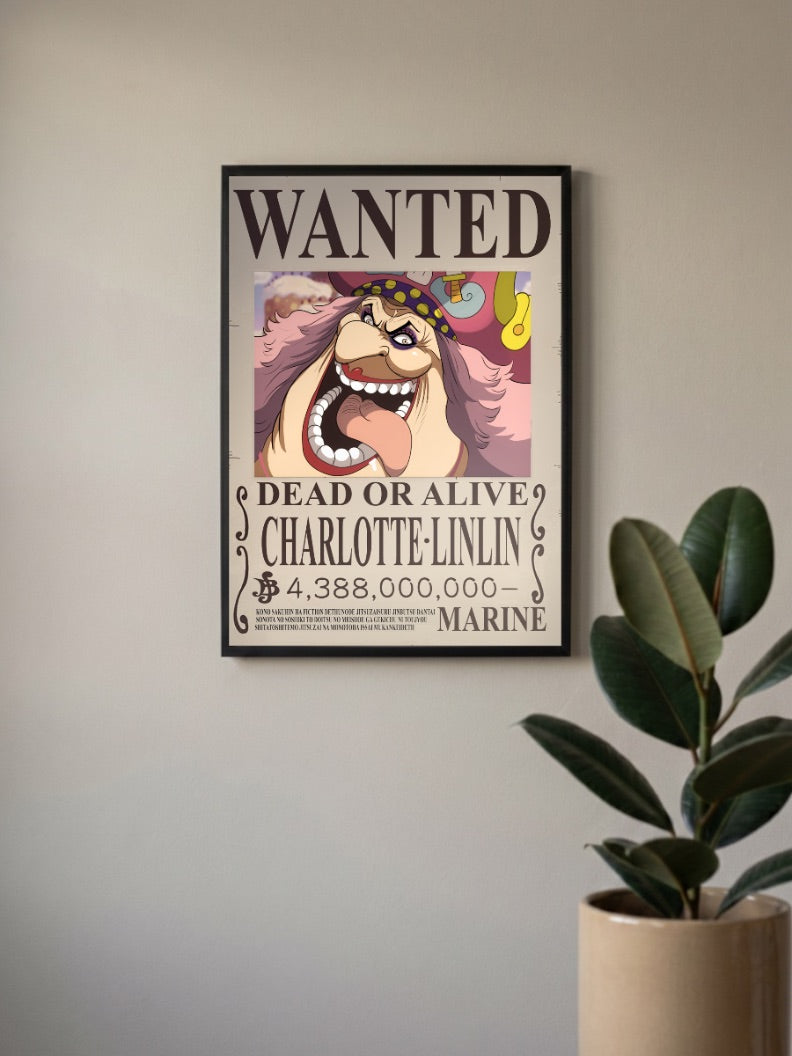 Charlotte Linlin Wanted Anime Poster