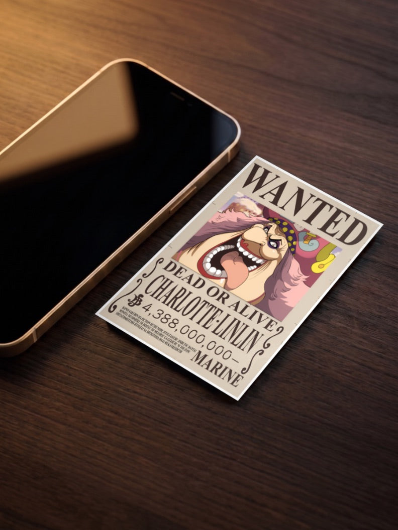 Charlotte Linlin Wanted Anime Poster