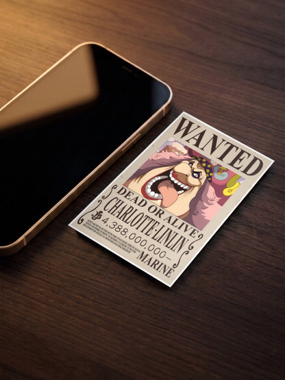 Charlotte Linlin Wanted Anime Poster