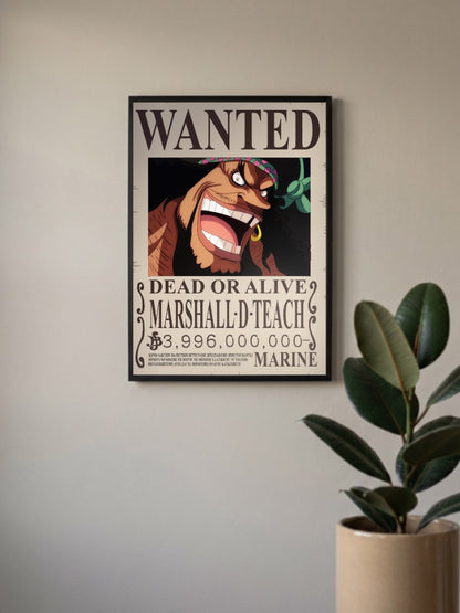 BLACKBEARD - WANTED POSTER