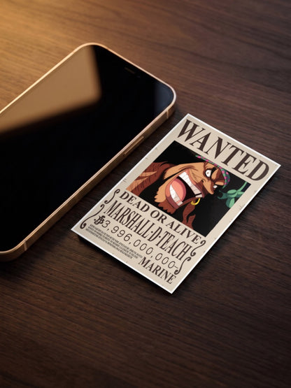 BLACKBEARD - WANTED POSTER