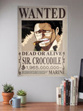 Sir Crocodile Wanted Anime Poster