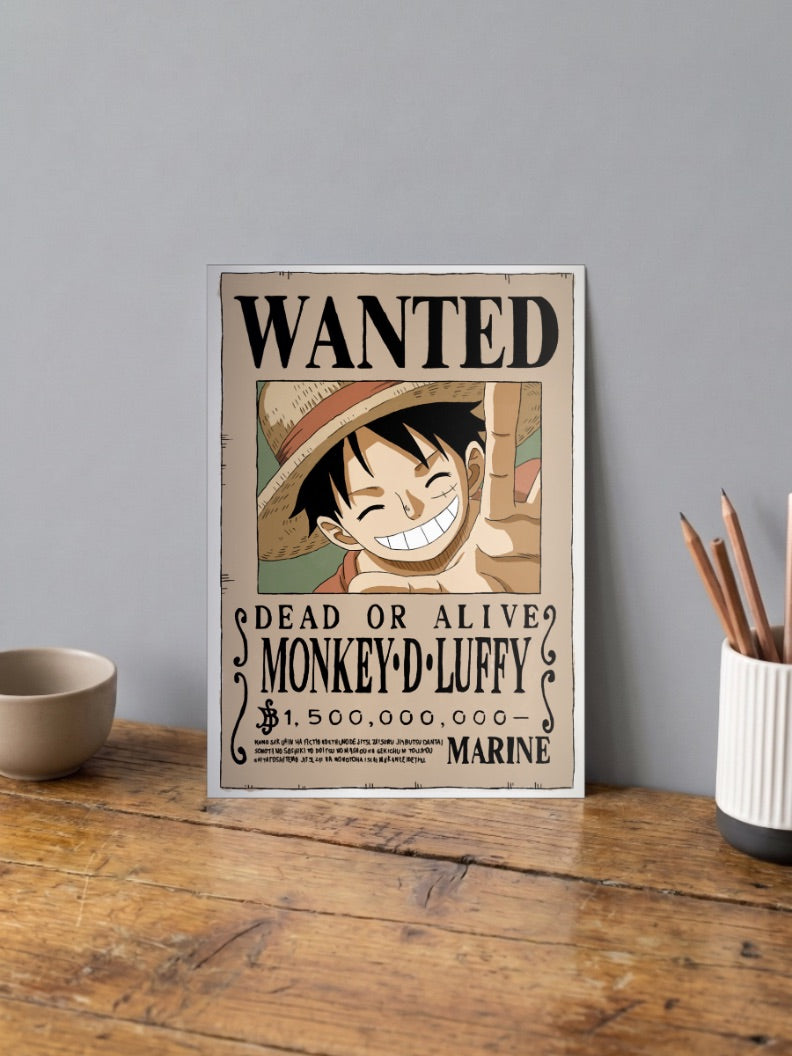 Luffy Wanted Poster