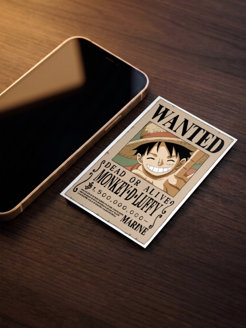 Luffy Wanted Poster