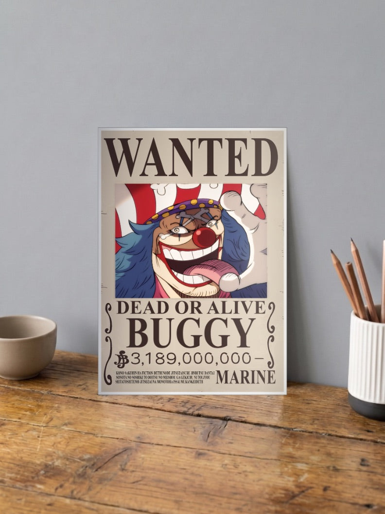 Buggy Wanted Anime Poster