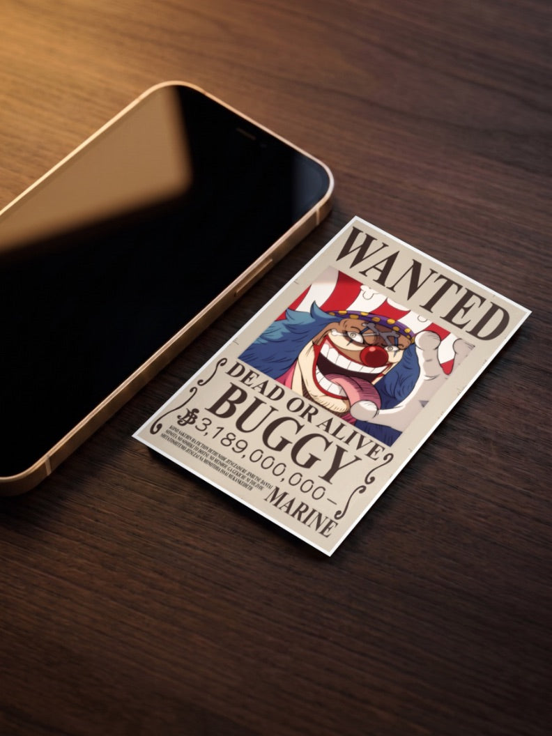 Buggy Wanted Anime Poster