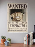 Roronoa Zoro One Piece | Wanted | Anime Poster