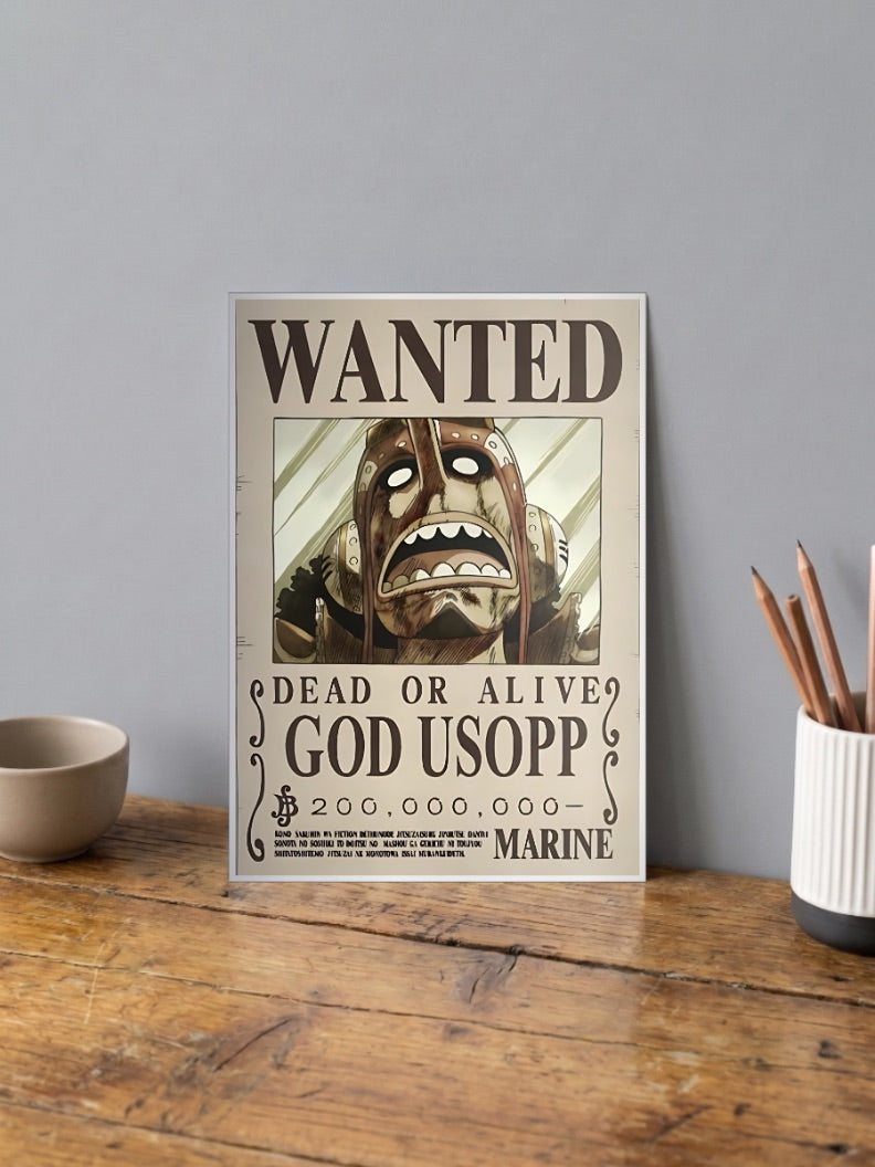GOD USOPP - WANTED POSTER