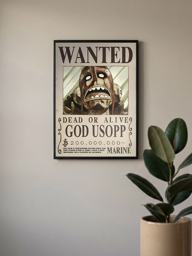 GOD USOPP - WANTED POSTER