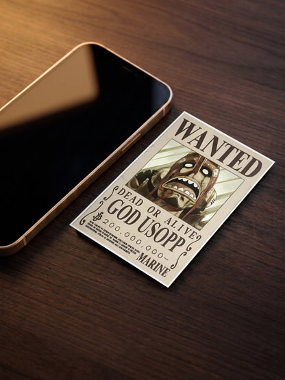 GOD USOPP - WANTED POSTER